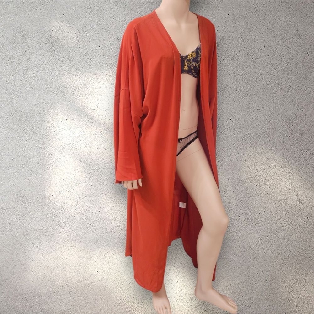 Saffron Open Front Robe - Picture 2 of 3